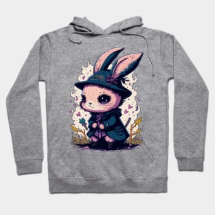 Halloween Bunny is here in witch style Hoodie